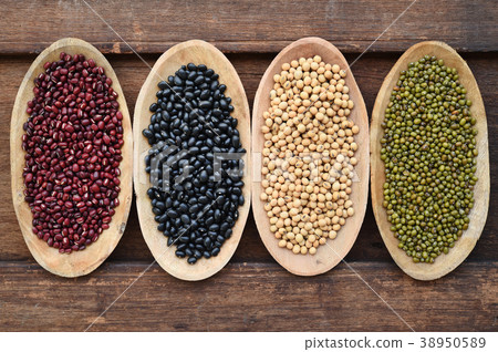 collection of different legumes for background collection of different legumes for background 38950589
