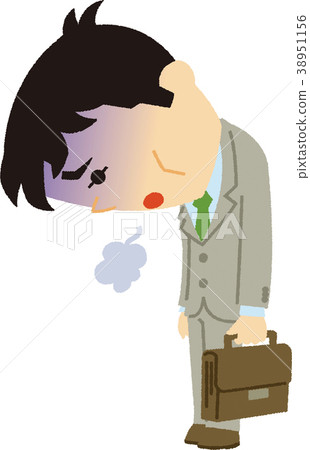 Illustration material overwork (male) Illustration material overwork (male) 38951156
