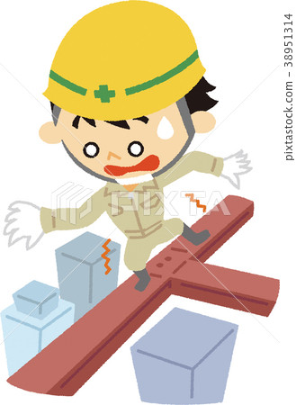 Illustration material dangerous place 38951314