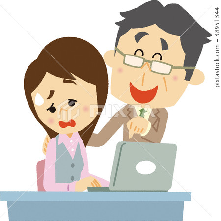 插圖素材性騷擾 38951344