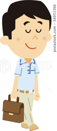 Illustration material Cool biz 38951366