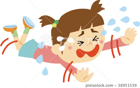 Illustration material crying (children) 38951539