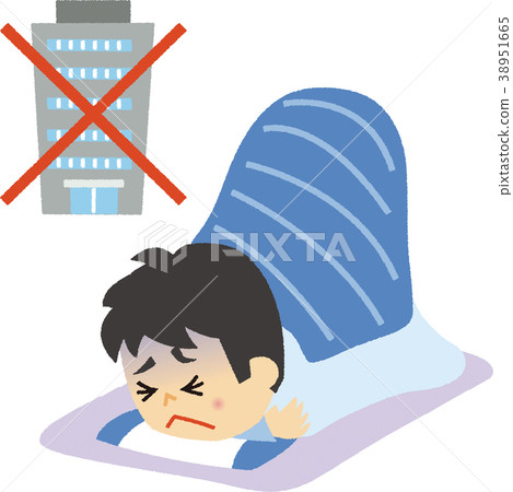 Refusing Work Graphics Illustration material refusal to come to work - Stock Illustration ...