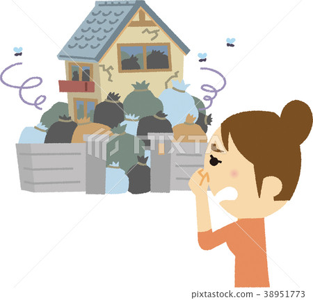 Illustration material Garbage house - Stock Illustration [38951773] - PIXTA