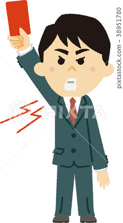 插圖素材紅卡 38951780