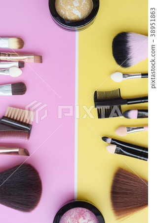 collection of make up and cosmetic beauty products 38951863