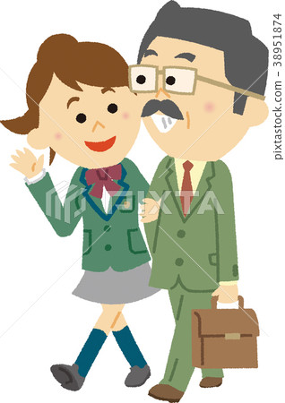 Illustration material assistance companion Illustration material assistance companion 38951874