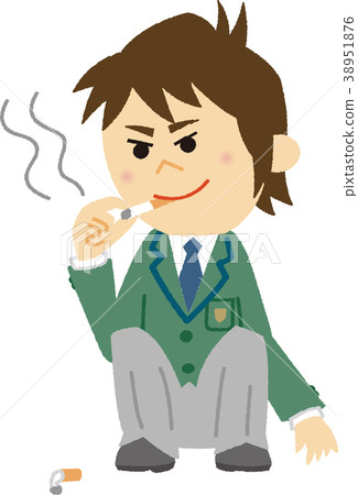 插圖材料吸煙 38951876