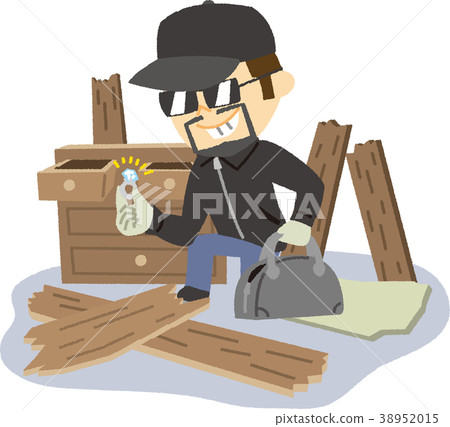 Illustration material Thief Illustration material Thief 38952015