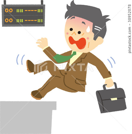 Illustration material Home fall accident Illustration material Home fall accident 38952078