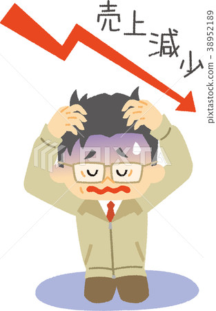 插圖材料銷售下降 38952189