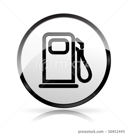 fuel pump icon on white background 38952445