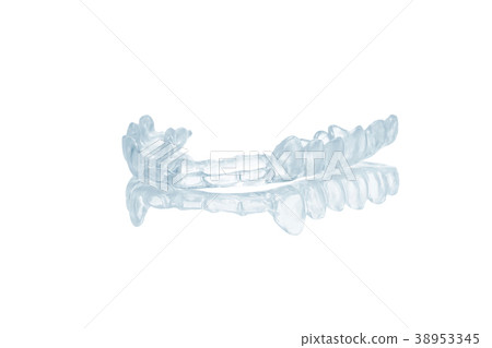 night dental mouth guard isolated on white 38953345