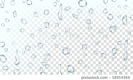 Water Drops Background Vector. Clean Fresh Water Water Drops Background Vector. Clean Fresh Water 38954369