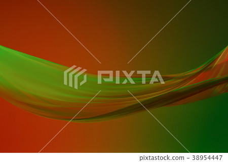 Smooth elegant transparent green cloth on green Smooth elegant transparent green cloth on green 38954447