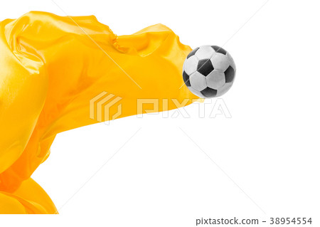 Soccer ball and Smooth elegant transparent yellow Soccer ball and Smooth elegant transparent yellow 38954554