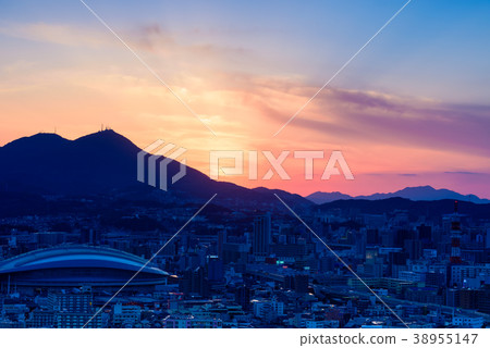 北九州市的日落[福岡縣] 38955147