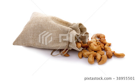 cashew nut isolated on white background cashew nut isolated on white background 38955501