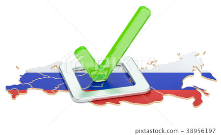 Russian election concept, vote in Russia 38956197