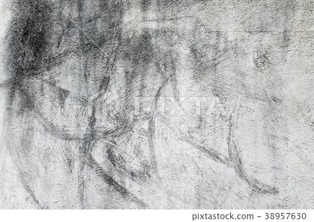 stained off-white plastered wall 38957630