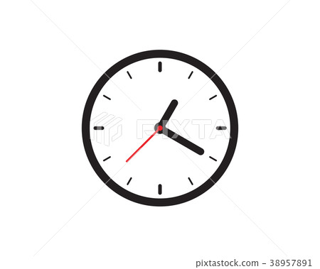 Clock icon vector illustration design 38957891