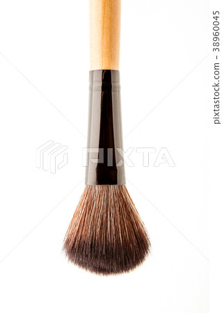 cosmetic makeup brush on white blackground cosmetic makeup brush on white blackground 38960045
