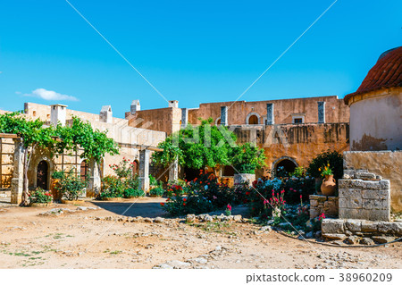 Basilica of Arkadi Monastery on Crete Island Basilica of Arkadi Monastery on Crete Island 38960209