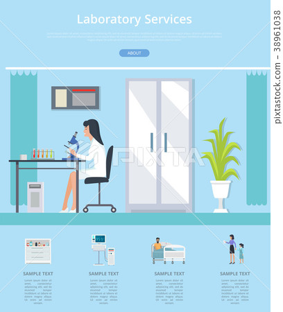 Laboratory Services Review Vector Illustration 38961038