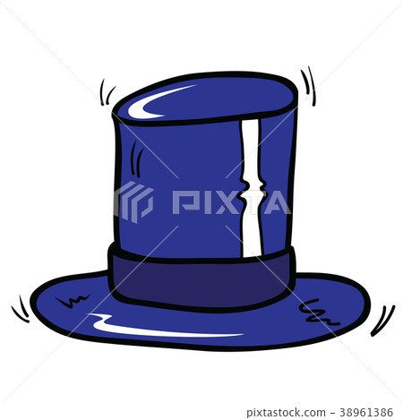 blue top hat costume