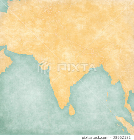 Map of South Asia - Blank Map 38962181