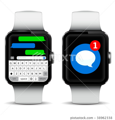 SMS chat and messaging sms app on smart watch 38962338