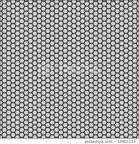 seamless pattern made of black honeycomb pattern seamless pattern made of black honeycomb pattern 38963118
