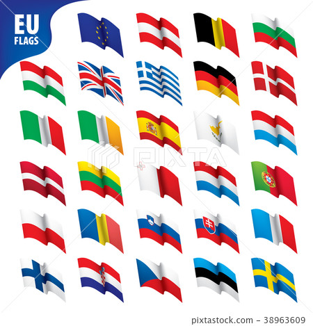 flags of the european union 38963609