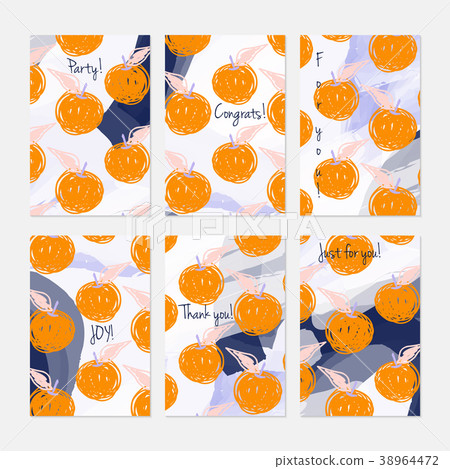 Rough drawn scribbles doodles dots and circle 38964472