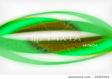 Glossy wave vector background 38964964