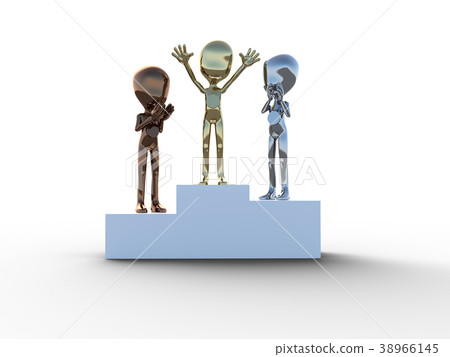 Podium image perming3 DCG illustration material Podium image perming3 DCG illustration material 38966145