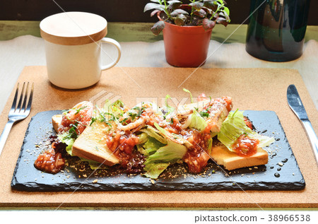 Mexican seafood salad 38966538