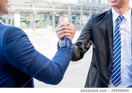 business handshake and teamwork for achievement business handshake and teamwork for achievement 38966600