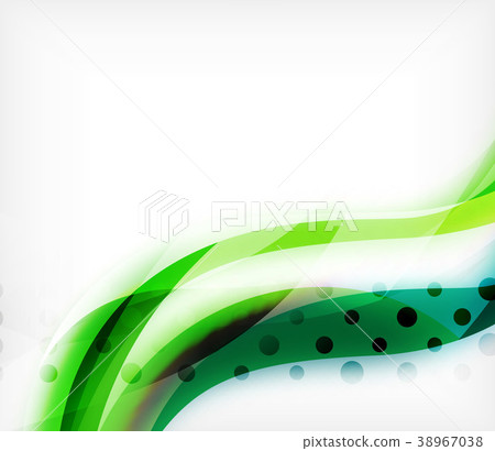 Vector colorful wavy stripe on white background 38967038