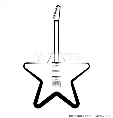 star shaped guitar