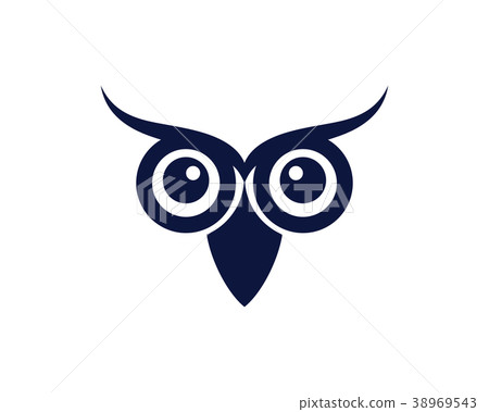 owl bird illustration logo template 38969543