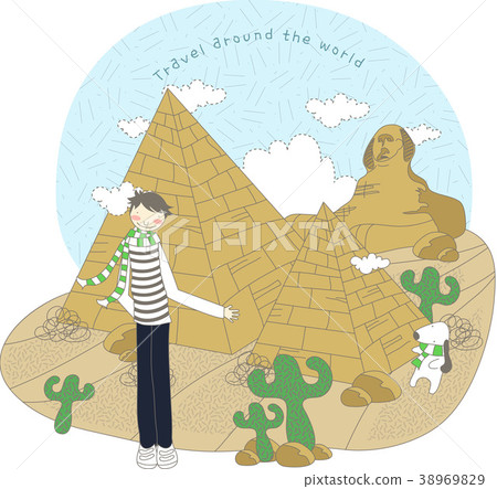 Travel image, illustration Travel image, illustration 38969829