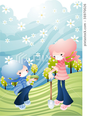Arbor Day image, illustration Arbor Day image, illustration 38970026