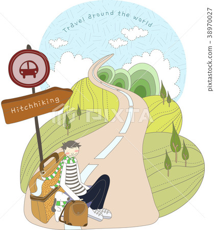 Travel image, illustration Travel image, illustration 38970027