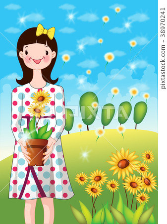 Arbor Day image, illustration 38970241