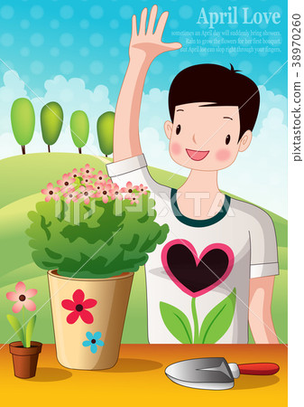 Arbor Day image, illustration 38970260