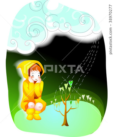Arbor Day image, illustration 38970277