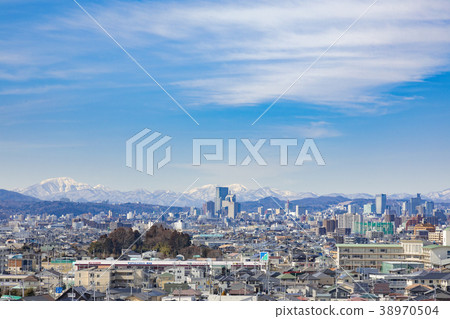 Sendai urban area 010 viewed from the eastern coast 38970504