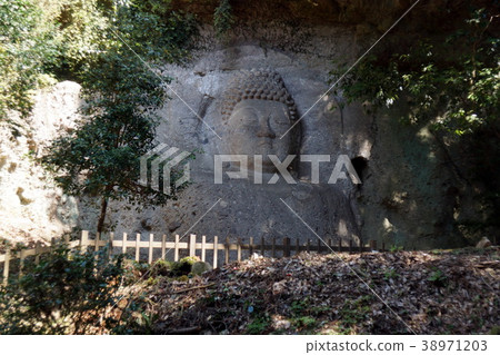 Stone Buddha of Amitabha Buddha in Oita 38971203