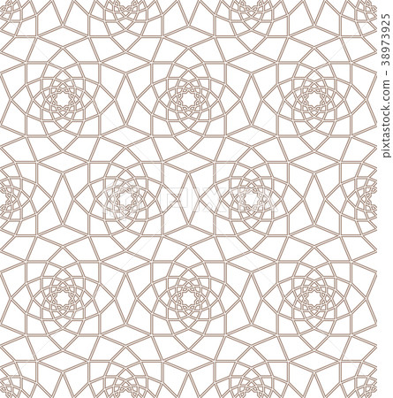 Flower geometric pattern. Seamless vector  38973925
